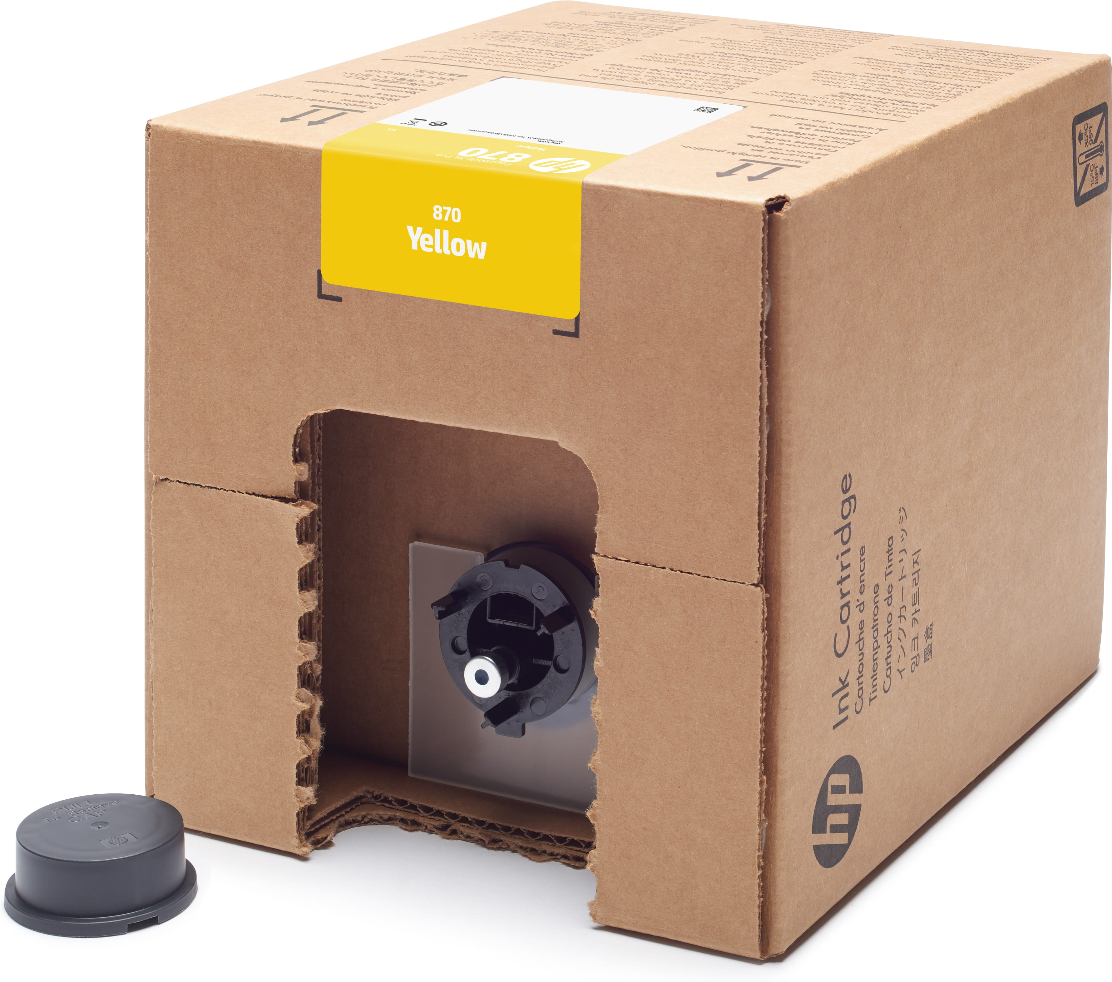 HP 870 - 5 L - Gelb - original - PageWide XL