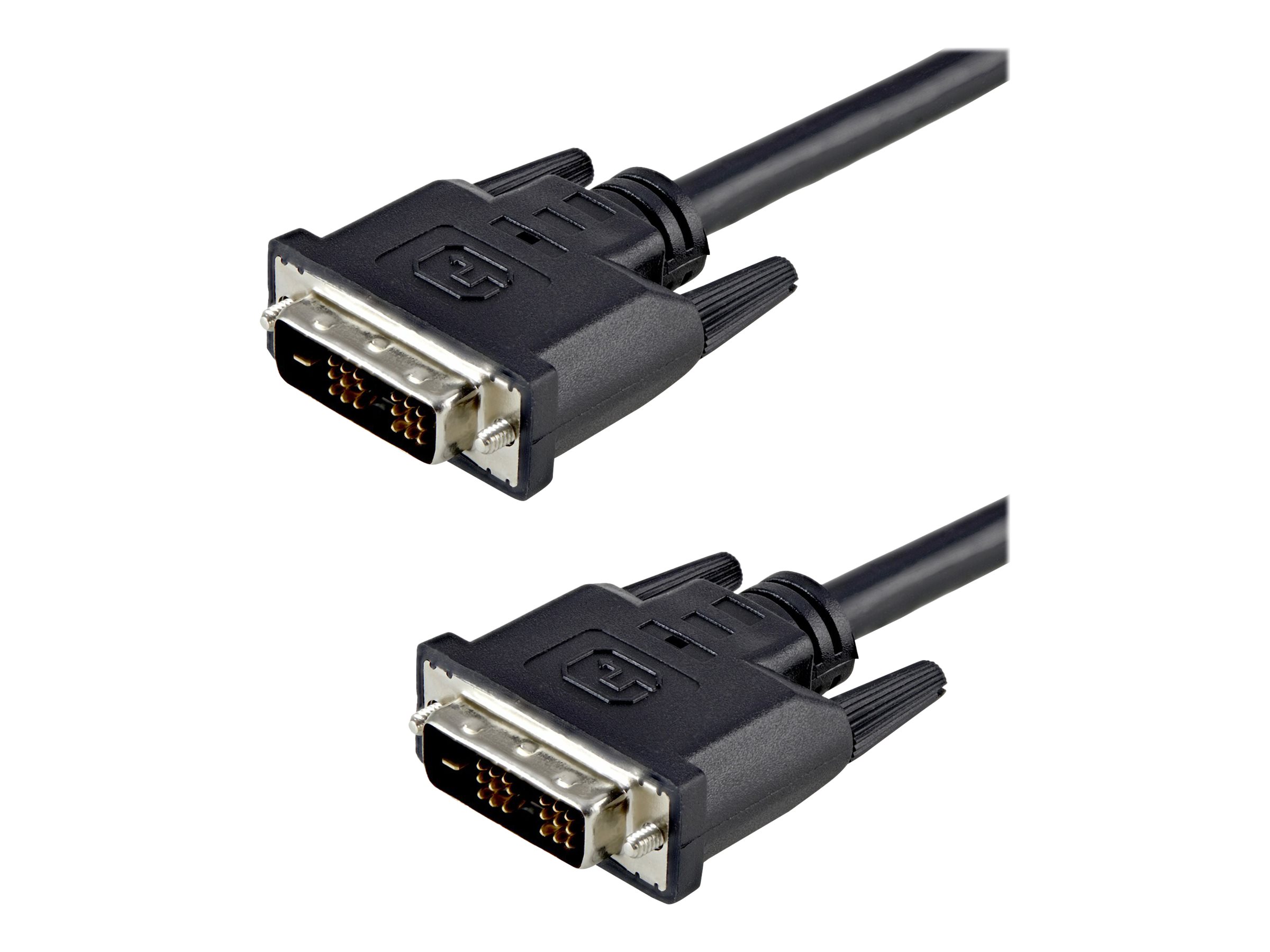 StarTech.com 2m DVI-D Single Link Kabel - St/St - DVI Monitorkabel - 1920x1200 - DVI Verbindungskabel/Anschlusskabel - Schwarz - DVI-Kabel - Single Link - DVI-D (M)