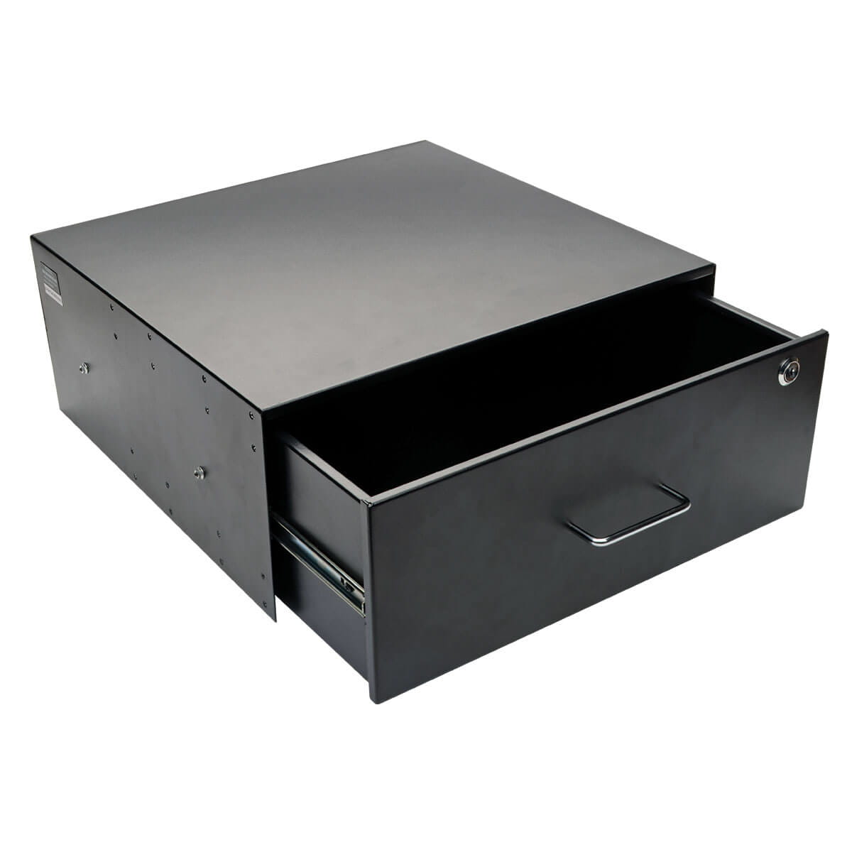 Tripp Eaton Tripp Lite Series 4U Locking Rackmount Storage Drawer Rack Enclosures/ Open Frame - Rack Storage Drawer - Schwarz - 4U - 48.3 cm (19")
