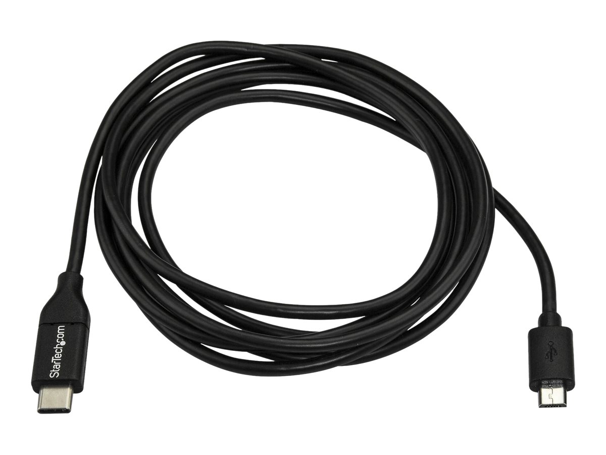 StarTech.com USB 2.0 USB-C auf Micro-B Kabel - 1m - USB C zu Micro B Anschlusskabel - USB-Kabel - 24 pin USB-C (M)
