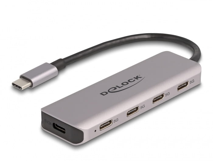 Delock Hub - 5 Gbps, with USB-C connector