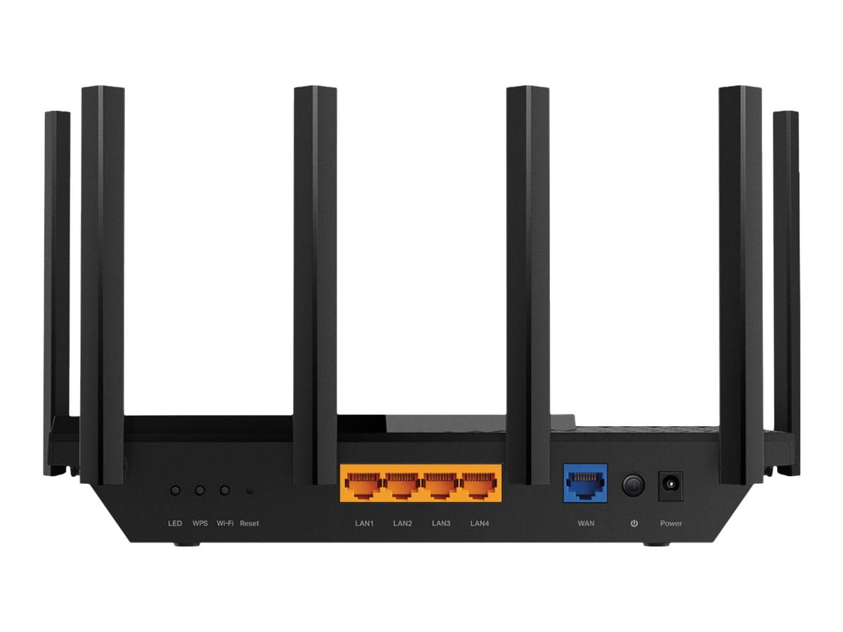 TP-LINK Archer AX5400 Dual-Band Gigabit Wi-Fi 6 Router, Wi-Fi 6 (802.11ax), Dual-Band (2,4 GHz/5 GHz), Ethernet/LAN, Schwarz, Tragbarer Router