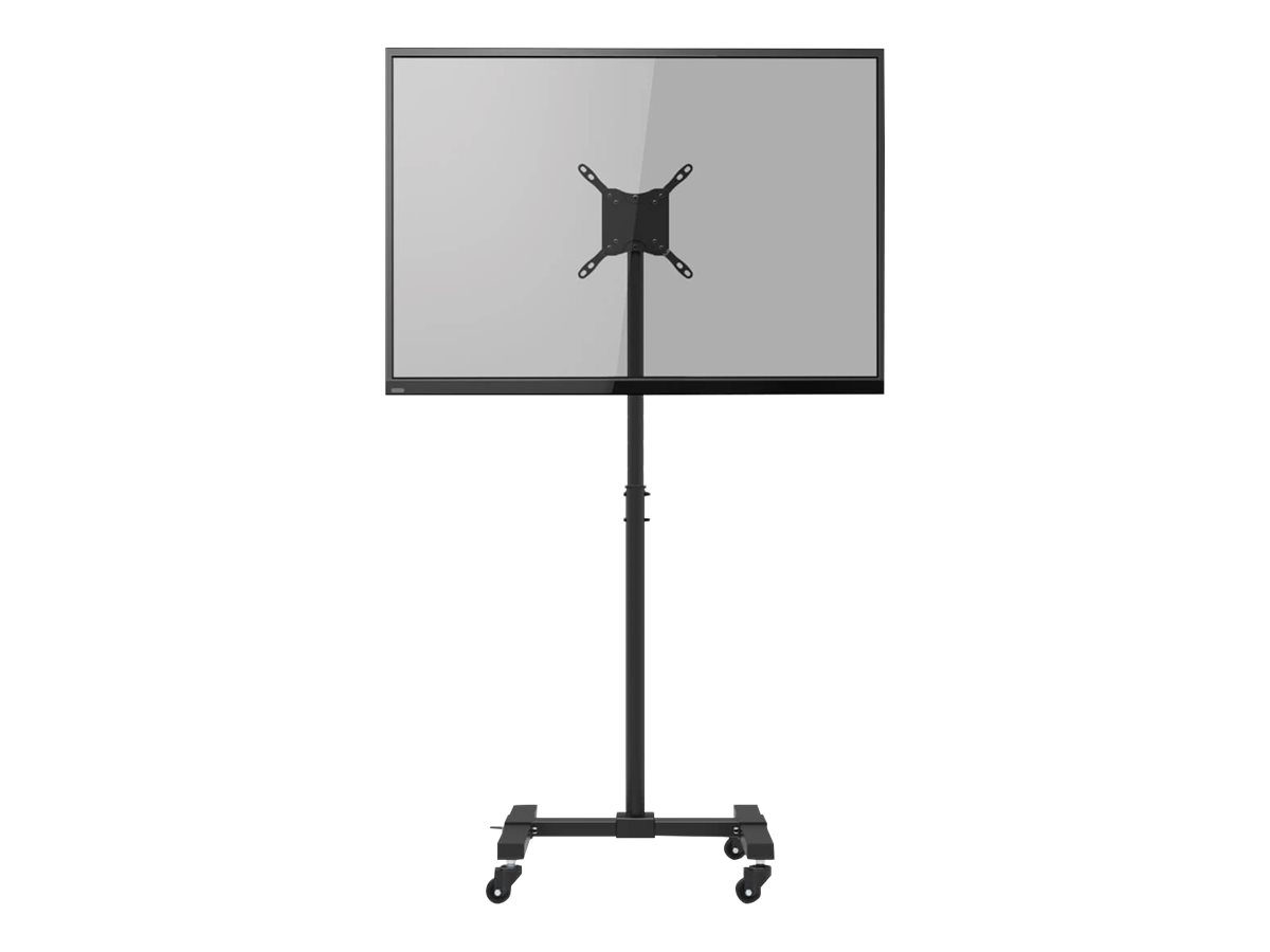 Tripp Eaton Tripp Lite Series Mobile TV Stand - Height Adjustable, 13" to 42" TVs and Monitors, Locking Casters, Black - Wagen - für interaktives Flachfeld- / LCD-Display - Aluminium, Stahl - Schwarz - Bildschirmgröße: 33-106.7 cm (13"-42")