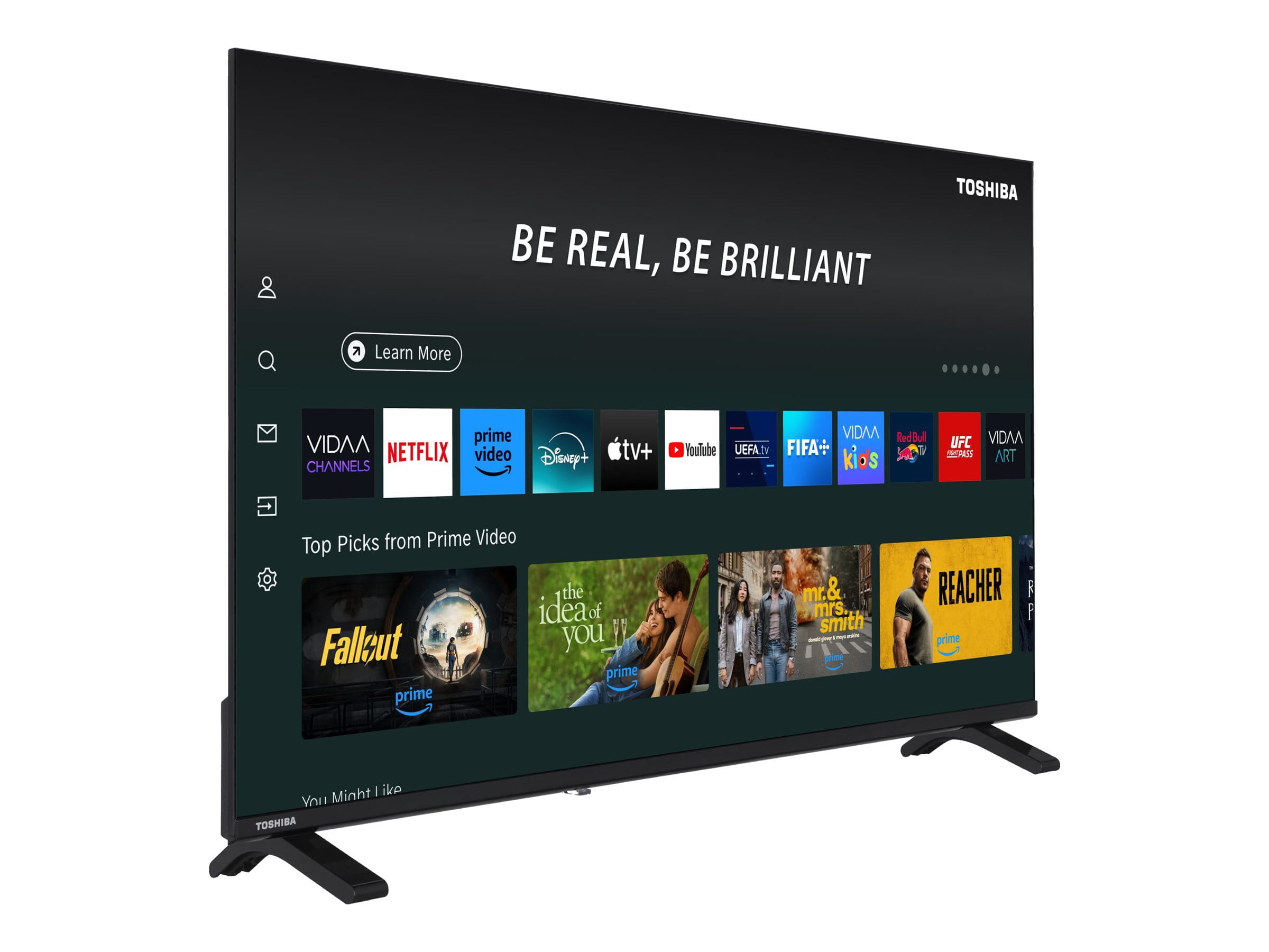 Toshiba 43UV1563DD - 108 cm (43") Diagonalklasse UV15 Series LCD-TV mit LED-Hintergrundbeleuchtung - Smart TV - VIDAA - 4K UHD (2160p)