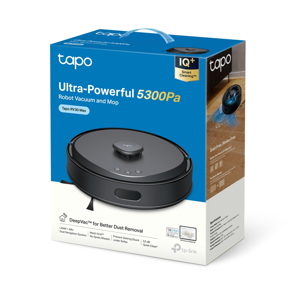 TP-LINK Tapo RV30 Max - Staubsauger - Roboterstaubsauger