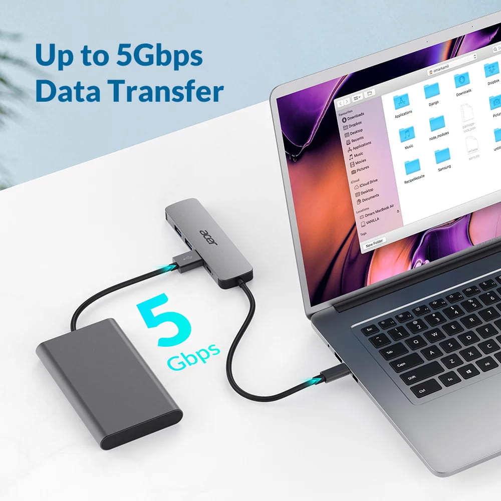 Acer 5-in-1 Type-C Dongle - Dockingstation