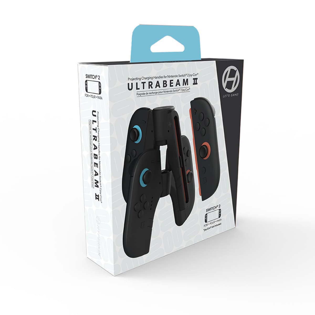 Hyperkin UltraBeam II, Nintendo Switch 2, Ladestation, Schwarz, USB, 1 Stück(e), 101,6 mm