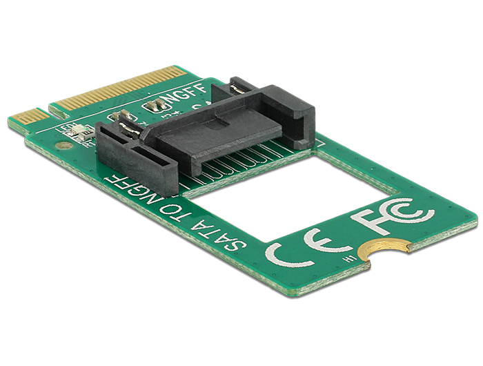 Delock Adapter M.2 Key B male > SATA 7 pin - Schnittstellenadapter