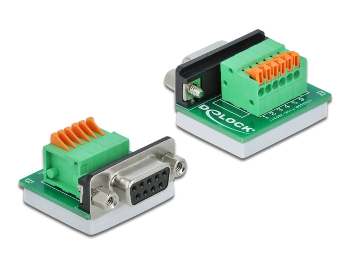 Delock Serieller Adapter - DB-9 (W) zu 6-poliger