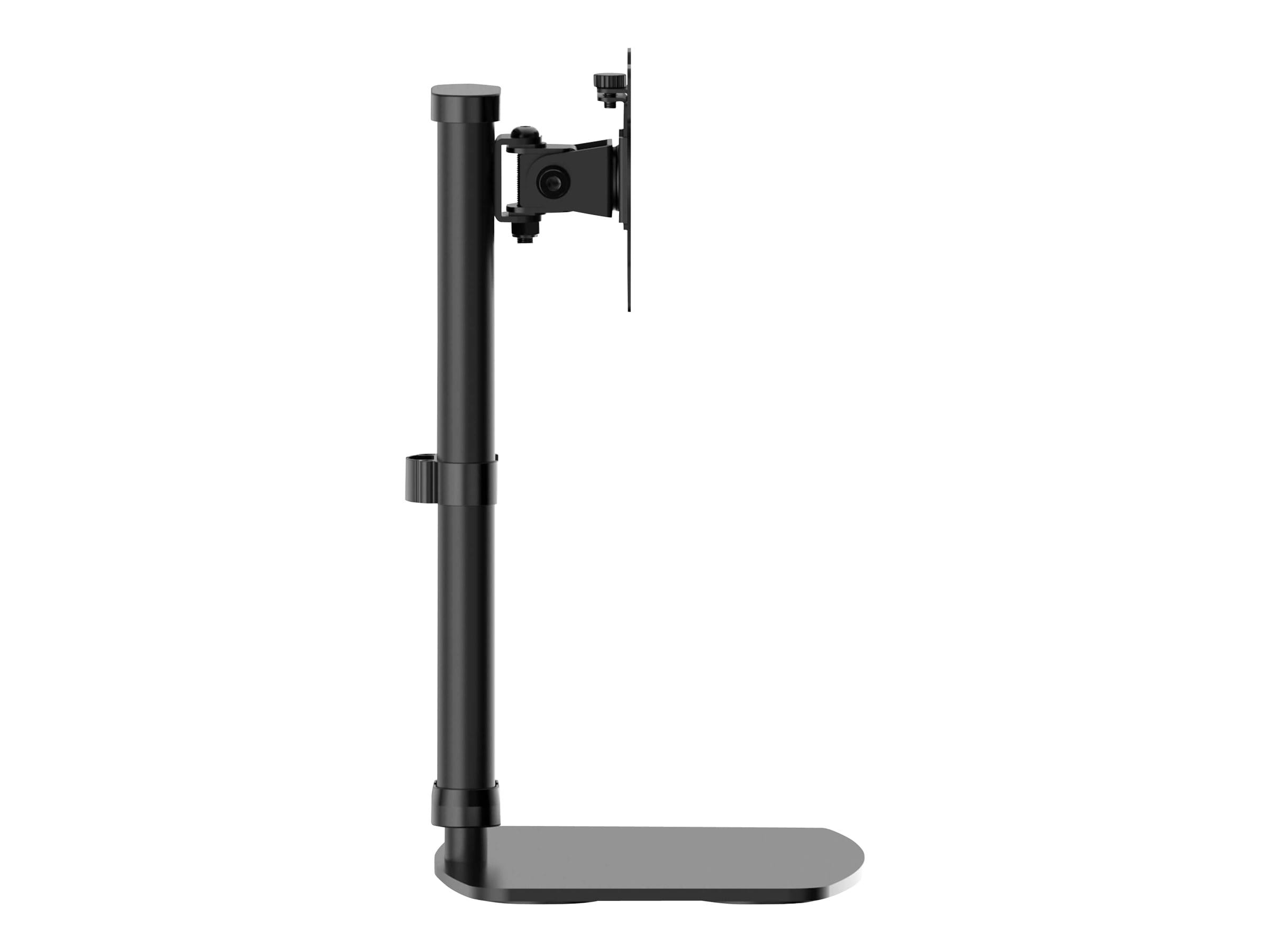 Tripp Eaton Tripp Lite Series Single-Display Monitor Stand - Height Adjustable, 17" to 27" Monitors - Befestigungskit - für Monitor - Stahl - Schwarz - Bildschirmgröße: 43.2-68.6 cm (17"-27")