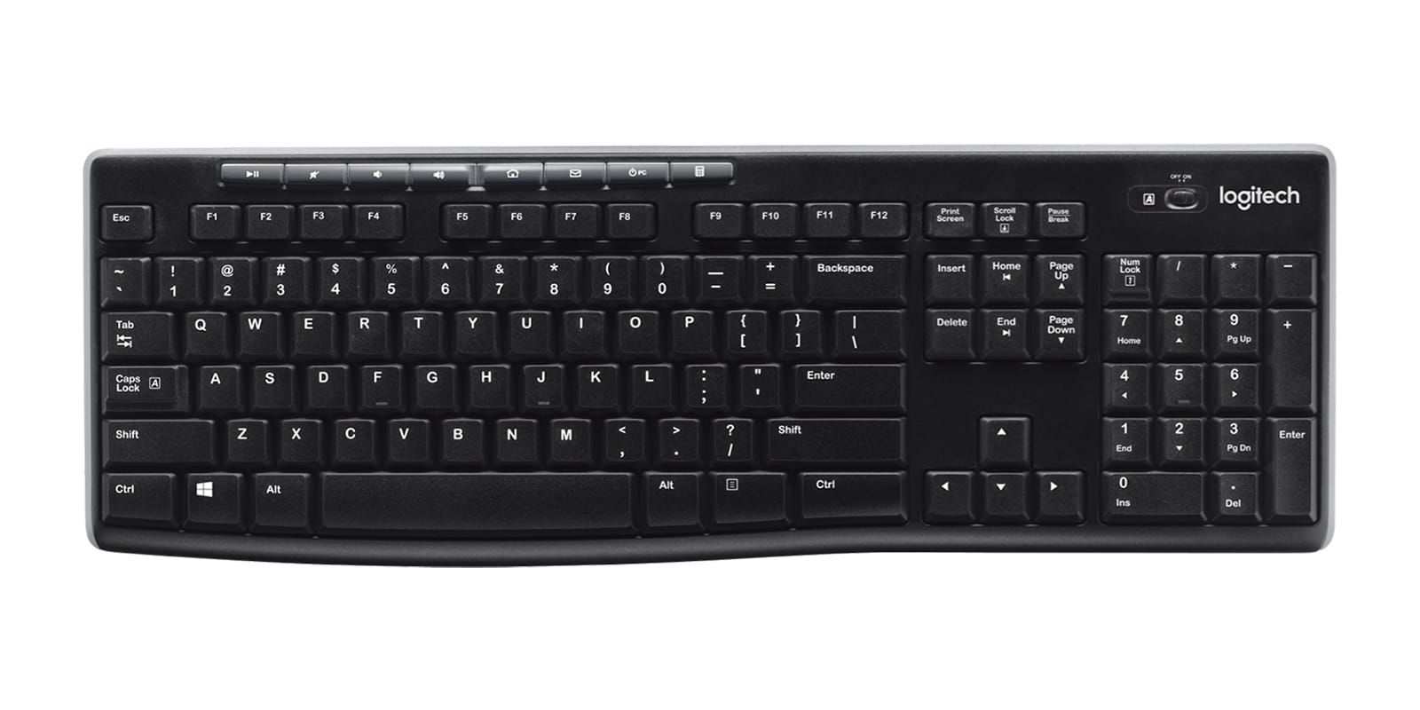 Logitech Wireless Keyboard K270 - Tastatur - kabellos