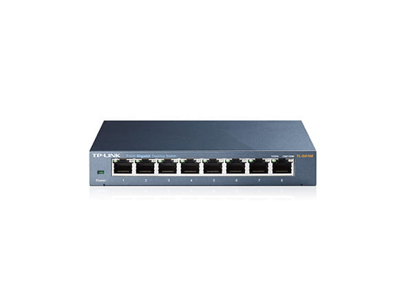 TP-LINK TL-SG108 - V3 - Switch - unmanaged - 8 x 10/100/1000