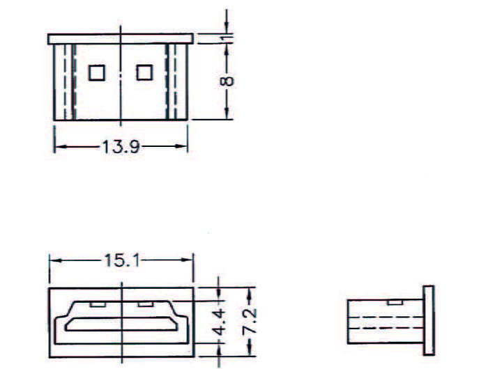 Delock HDMI A female - Staubschutzhaube - Schwarz (Packung mit 10)