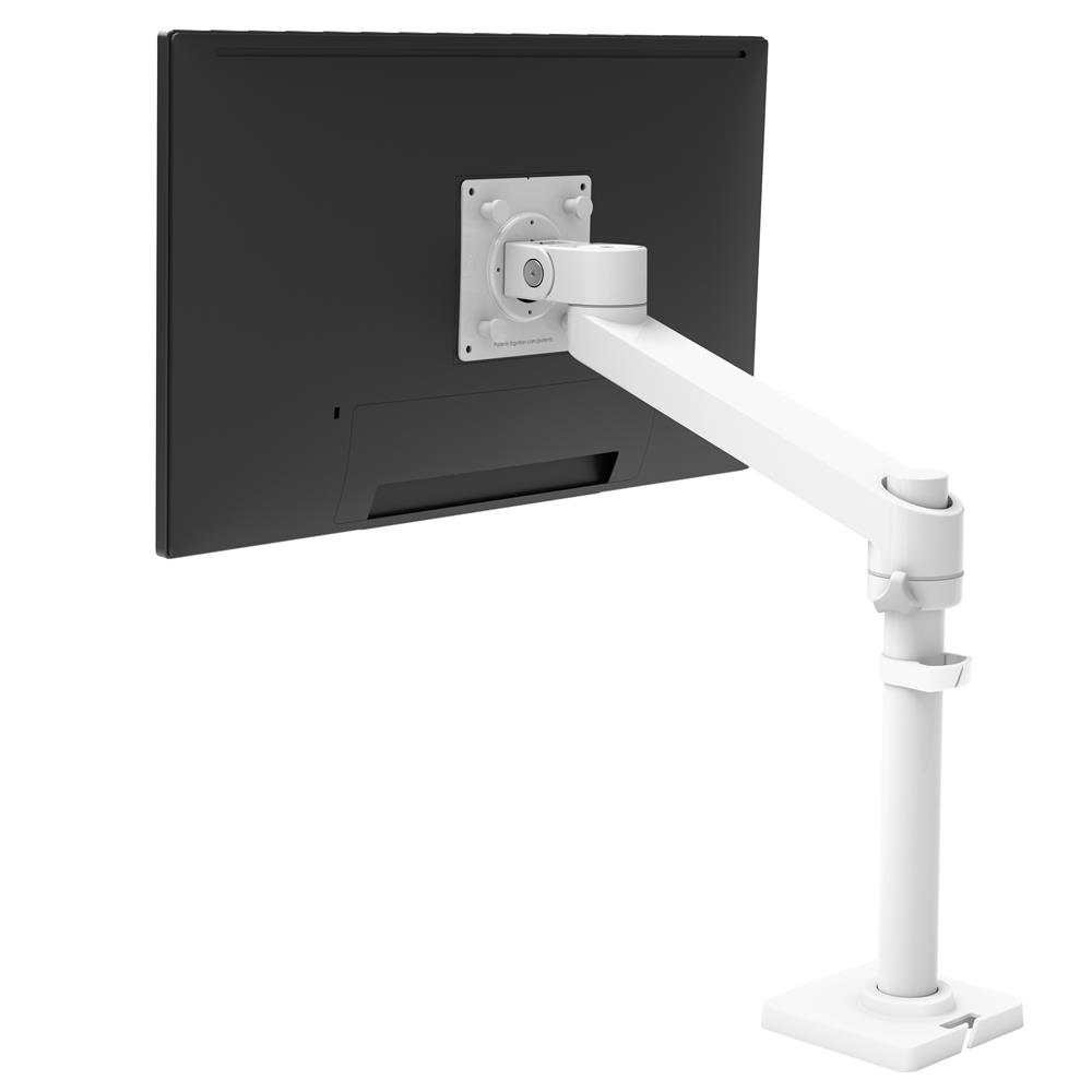 Ergotron NX - Befestigungskit (Arm-Einheit, Befestigungsmaterialien, Basis, Stange, Pivot) - für Monitor - weiß - Bildschirmgröße: bis zu 86,4 cm (bis zu 34 Zoll)
