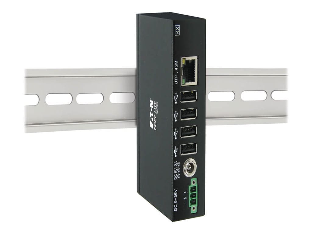 Tripp Eaton Tripp Lite Series USB over Cat5/6 Extender Kit 4-Port Industrial with ESD Protection