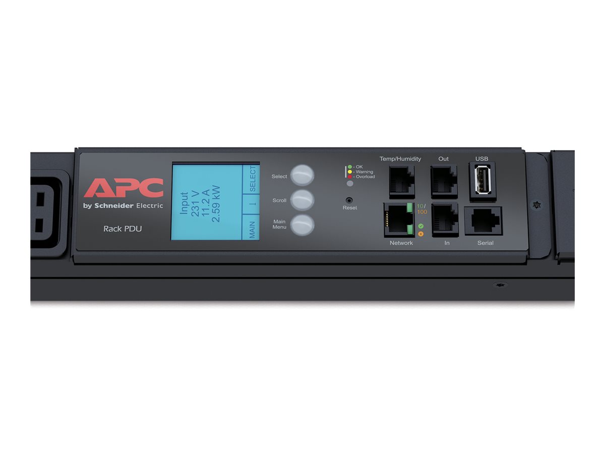 APC Metered Rack PDU - Stromverteilungseinheit (Rack - einbaufähig)