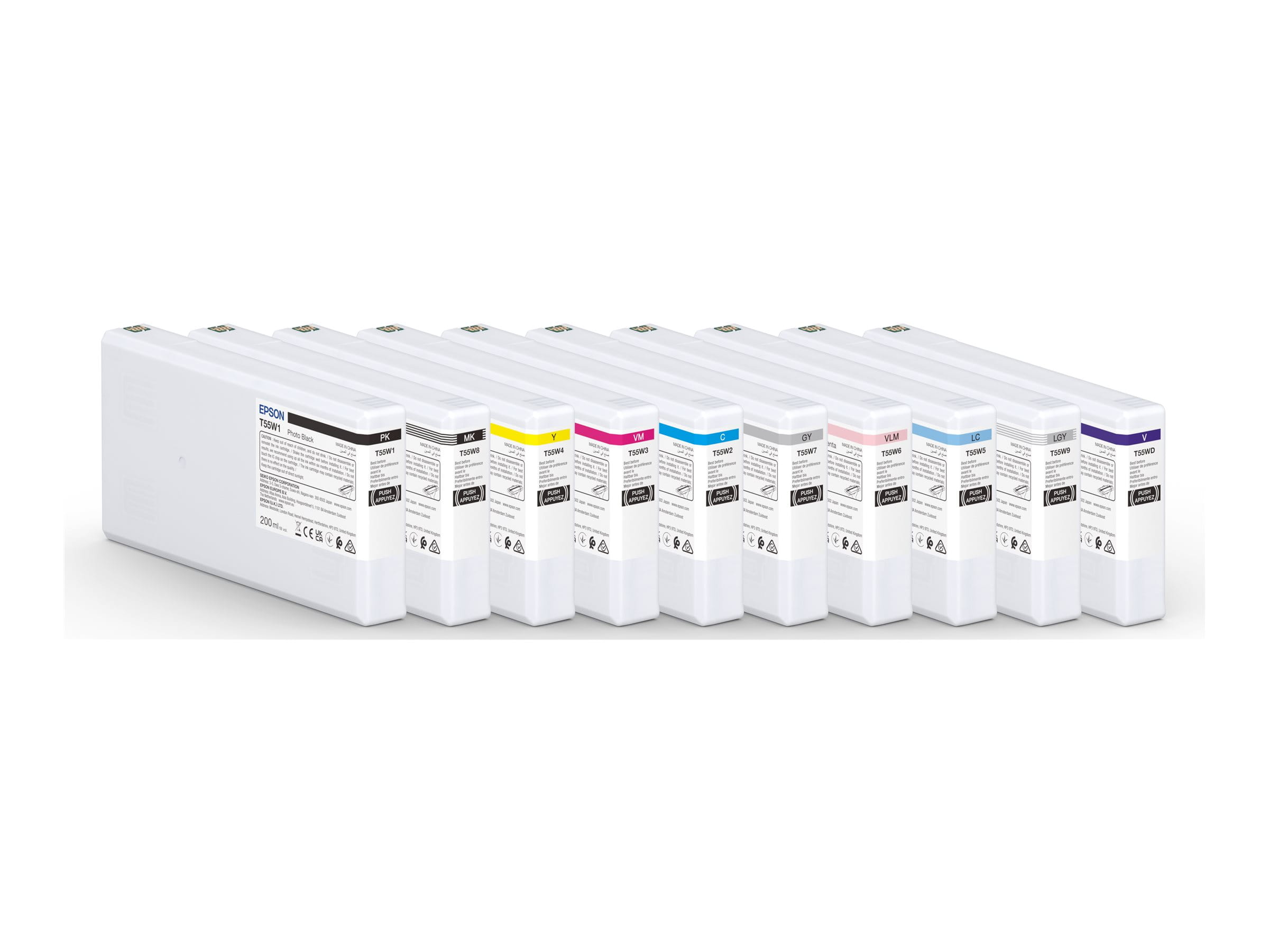 Epson T55W4 - 200 ml - Gelb - original - Tintenpatrone