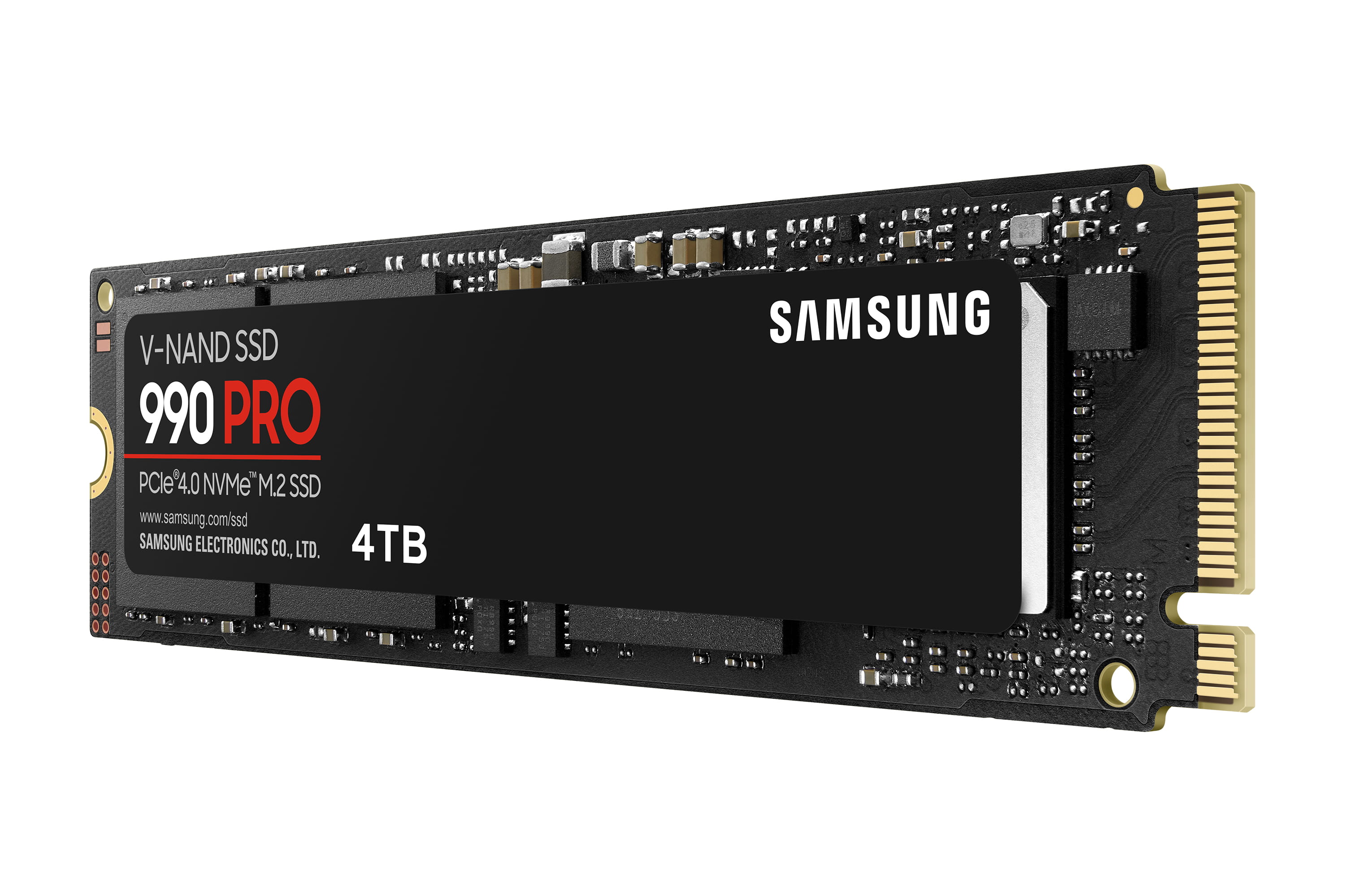 Samsung 990 PRO MZ-V9P4T0BW - SSD - verschlüsselt - 4 TB - intern - M.2 2280 - PCIe 4.0 x4 (NVMe)
