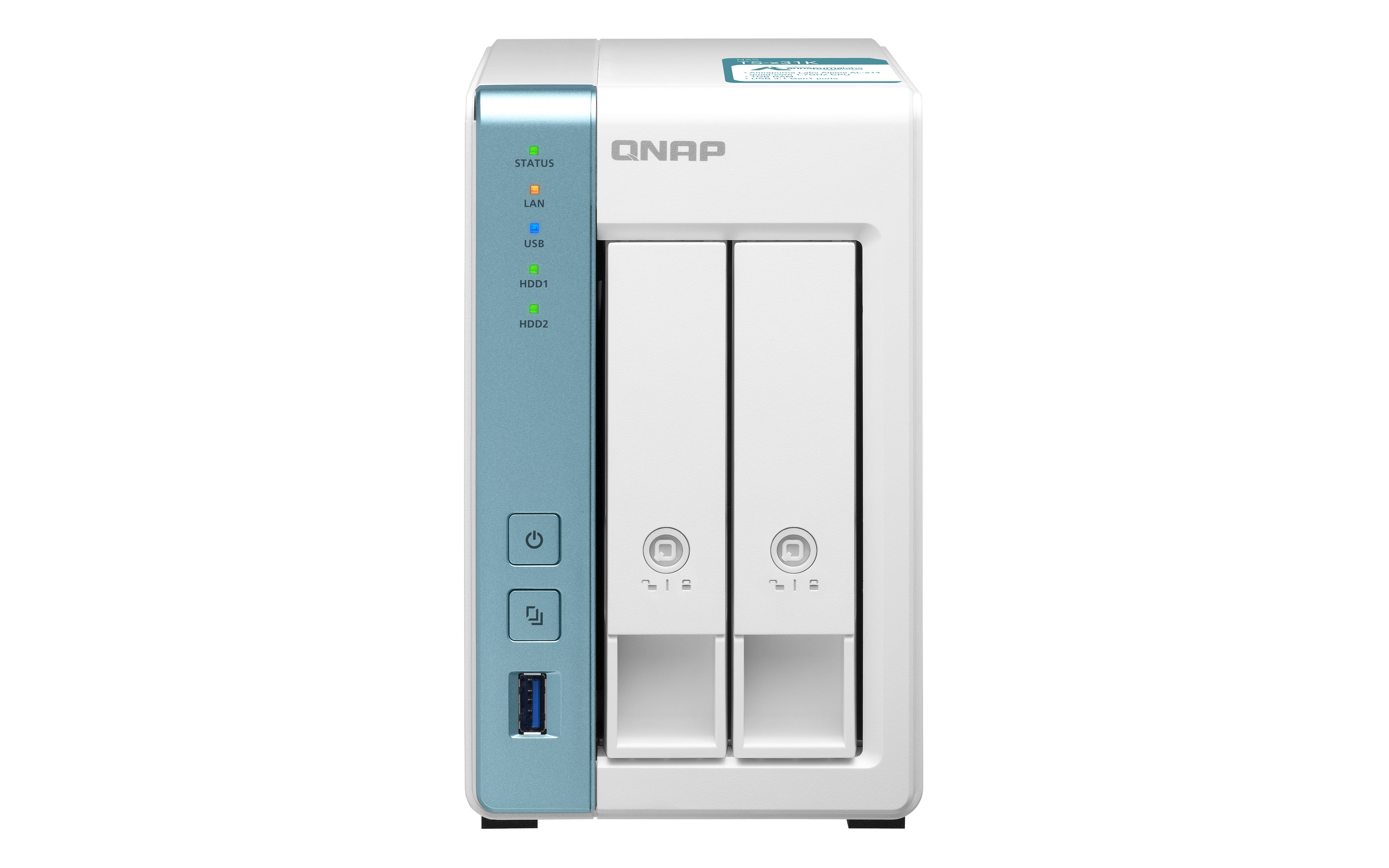 QNAP TS-231K - NAS-Server - 2 Schächte - SATA