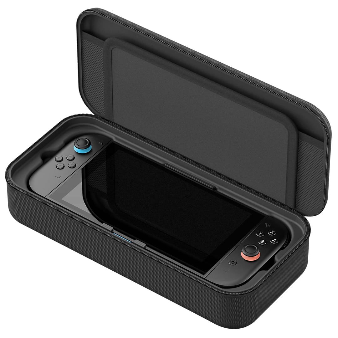 Venom VS4964, Hartschalenkoffer, Nintendo, Schwarz, Nintendo Switch 2, Nintendo Switch, Tropfsicher, Kratzresistent, Reißverschluss