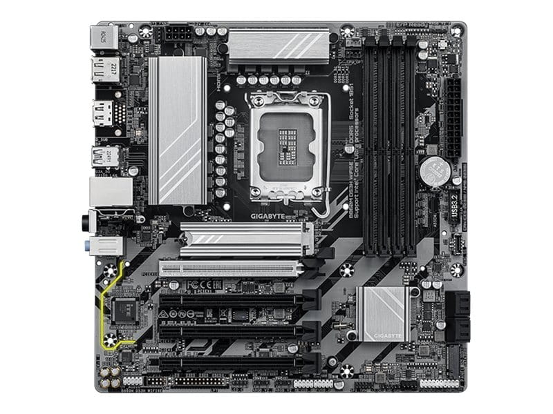 Gigabyte B860M DS3H WIFI6E - Motherboard - micro ATX - LGA1851-Sockel - B860M Chipsatz - USB-C 3.2 Gen 1, USB 3.2 Gen 2, USB 3.2 Gen 1 - Bluetooth, Wi-Fi 6E, 2.5 Gigabit LAN - Onboard-Grafik (CPU erforderlich)