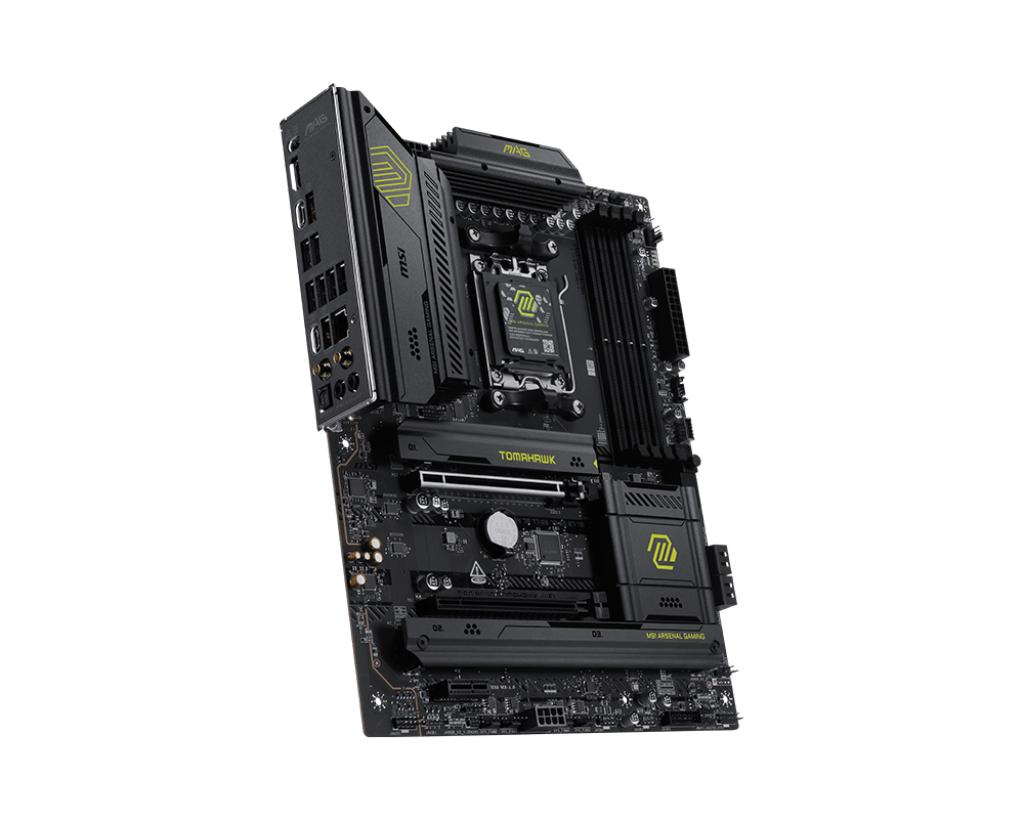MSI MAG B850 TOMAHAWK WIFI, AMD, Sockel AM5, AMD Ryzen 7000 Series, AMD Ryzen 8000 Series, AMD Ryzen 9000 Series, Sockel AM5, DDR5-SDRAM, 256 GB