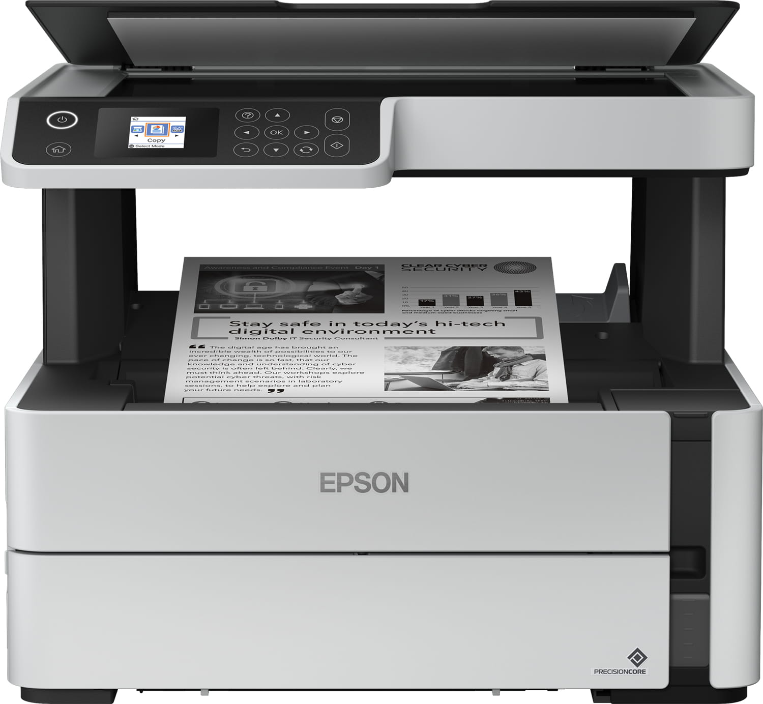 Epson EcoTank ET-M2170 - Multifunktionsdrucker - s/w - Tintenstrahl - nachfüllbar - A4/Legal (Medien)