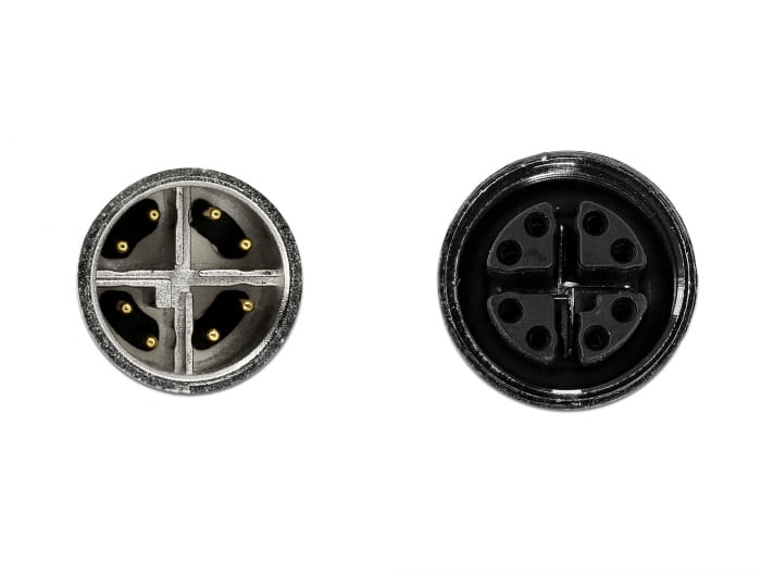 Delock Patch-Kabel - 8 pin M12-X (M) zu RJ-45 (Hirose)