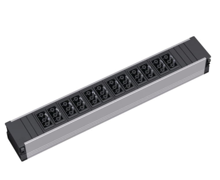Bachmann Consolidation point - Steckdosenleiste - 1-phasig - Eingabe, Eingang GST18i3 - Ausgangsanschlüsse: 12 (GST18i3)