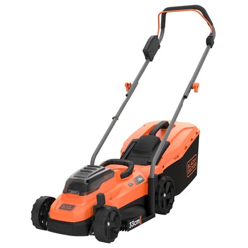 Black & Decker BCMW33184L2, Schieberasenmäher, 400 m², 33 cm, 2,5 cm, 6,5 cm, 35 l