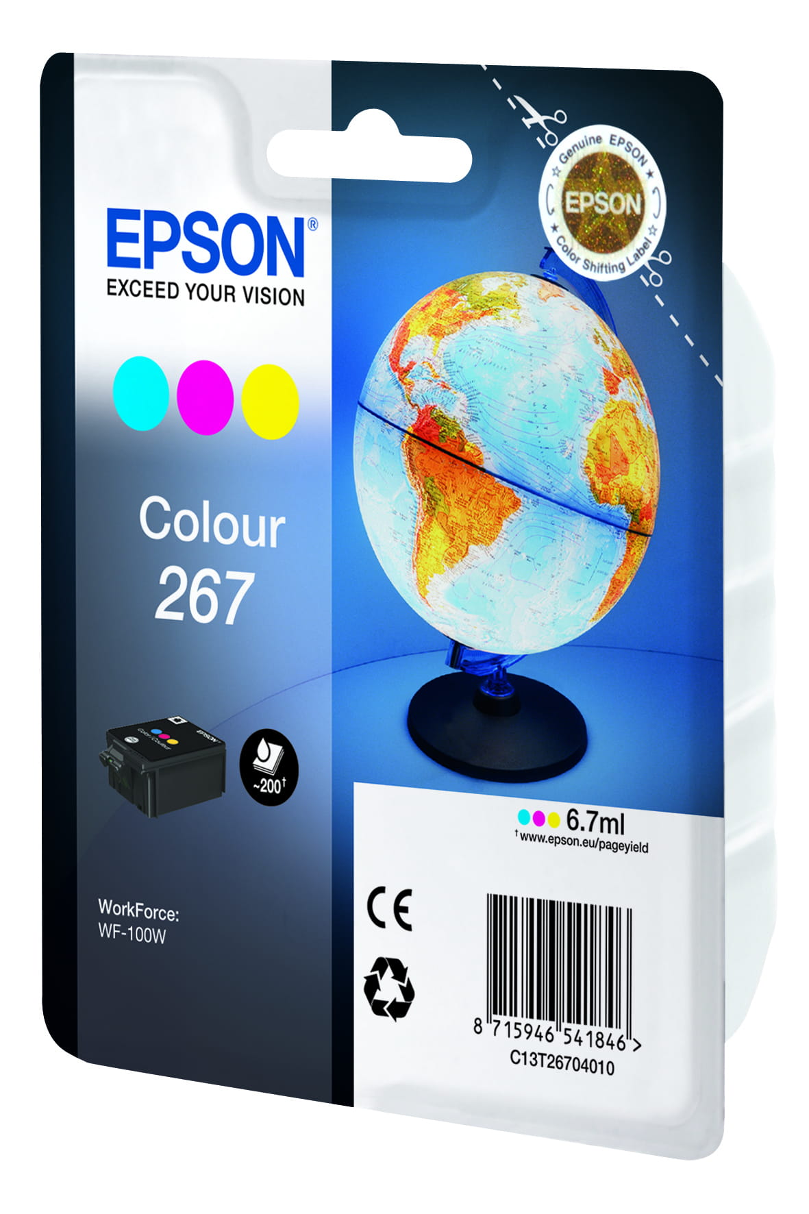 Epson 267 - 7 ml - Gelb, Cyan, Magenta - original