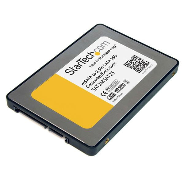 StarTech.com 2,5 SATA auf Mini SATA Adapter - externes mSATA SSD Festplattengehäuse - Speichergehäuse - 2.5" (6.4 cm)