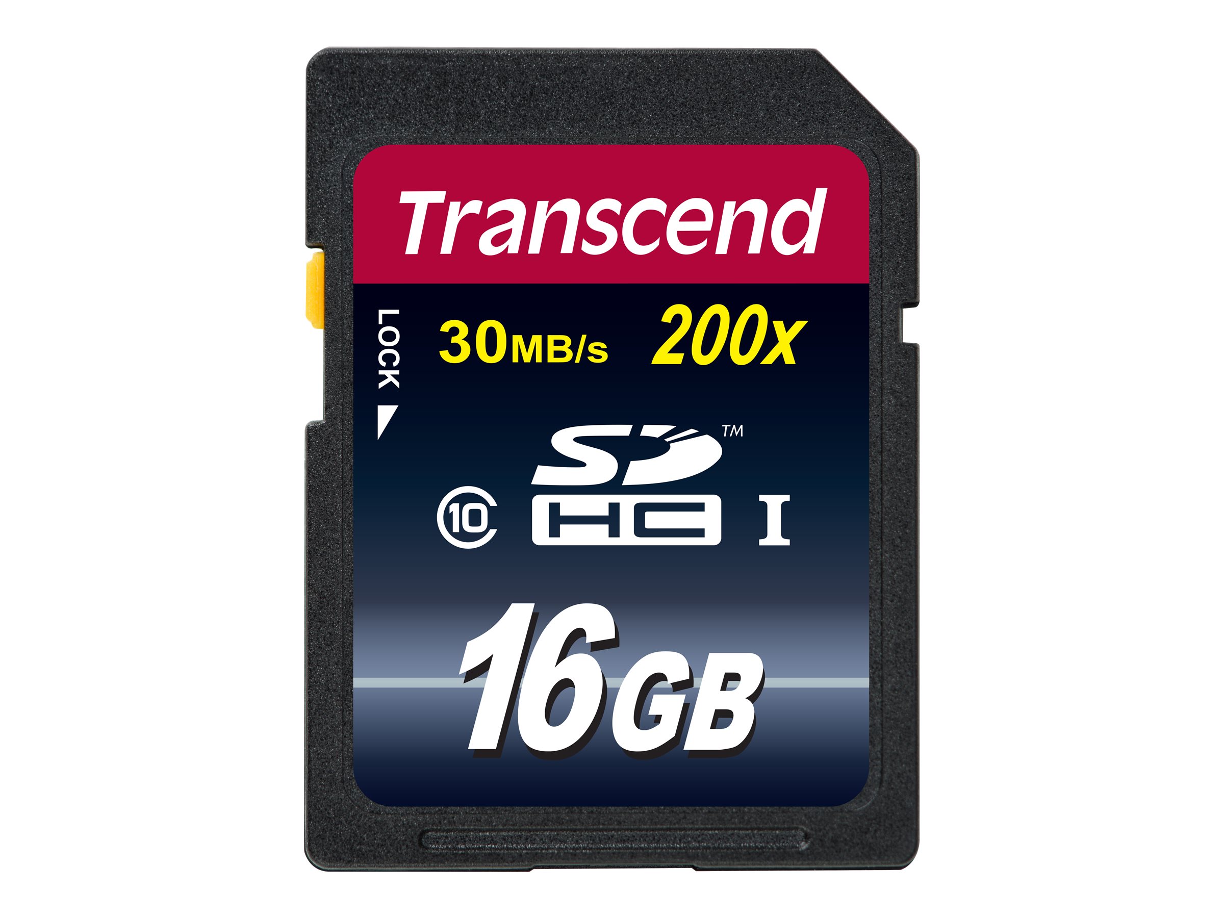 Transcend Flash-Speicherkarte - 16 GB - Class