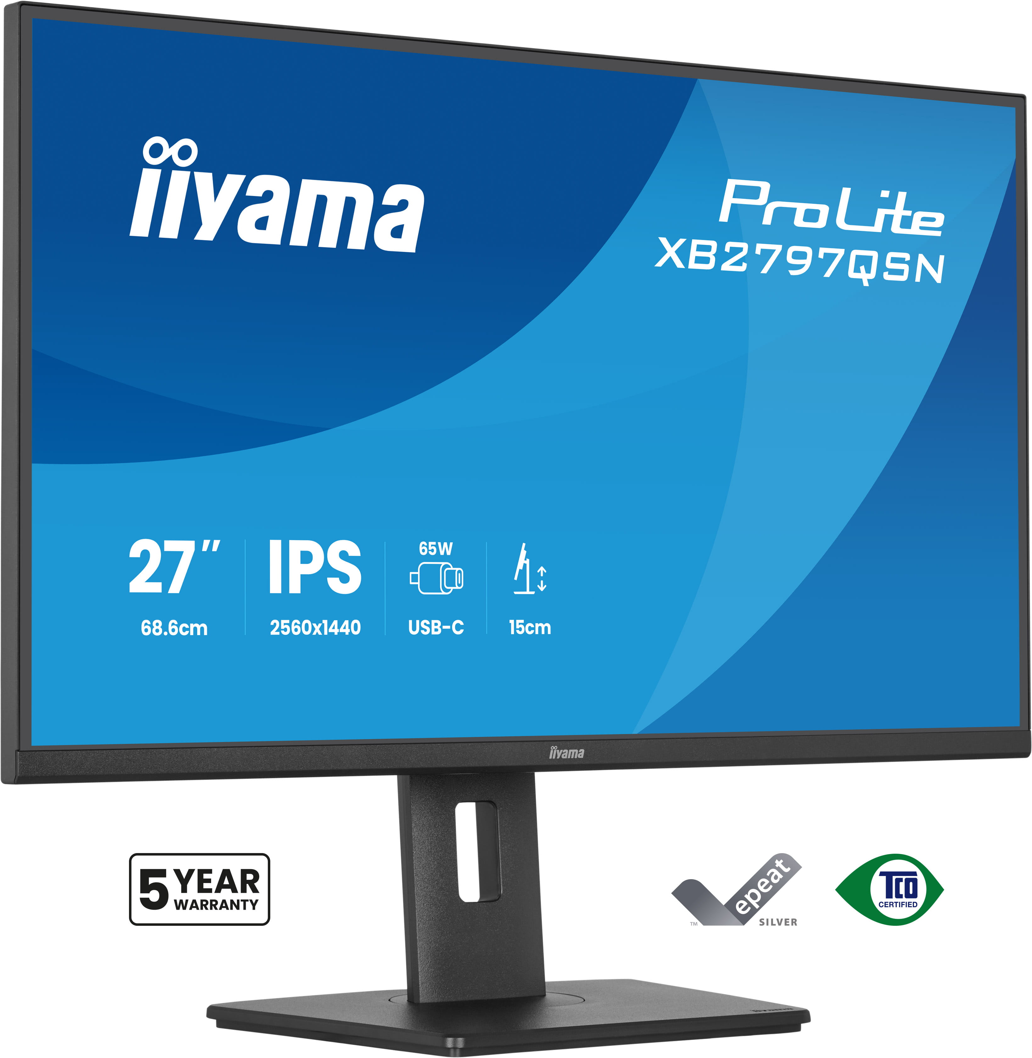 Iiyama ProLite XB2797QSN-B1 - LED-Monitor - 68.6 cm (27")