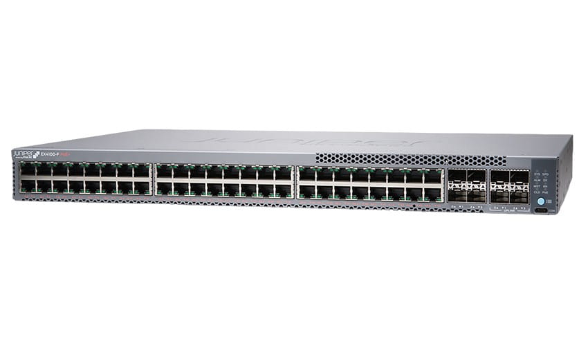 Juniper EX Series EX4100-F - Switch - TAA-konforme Version - L3 - managed - 48 x 10/100/1000 (PoE+)