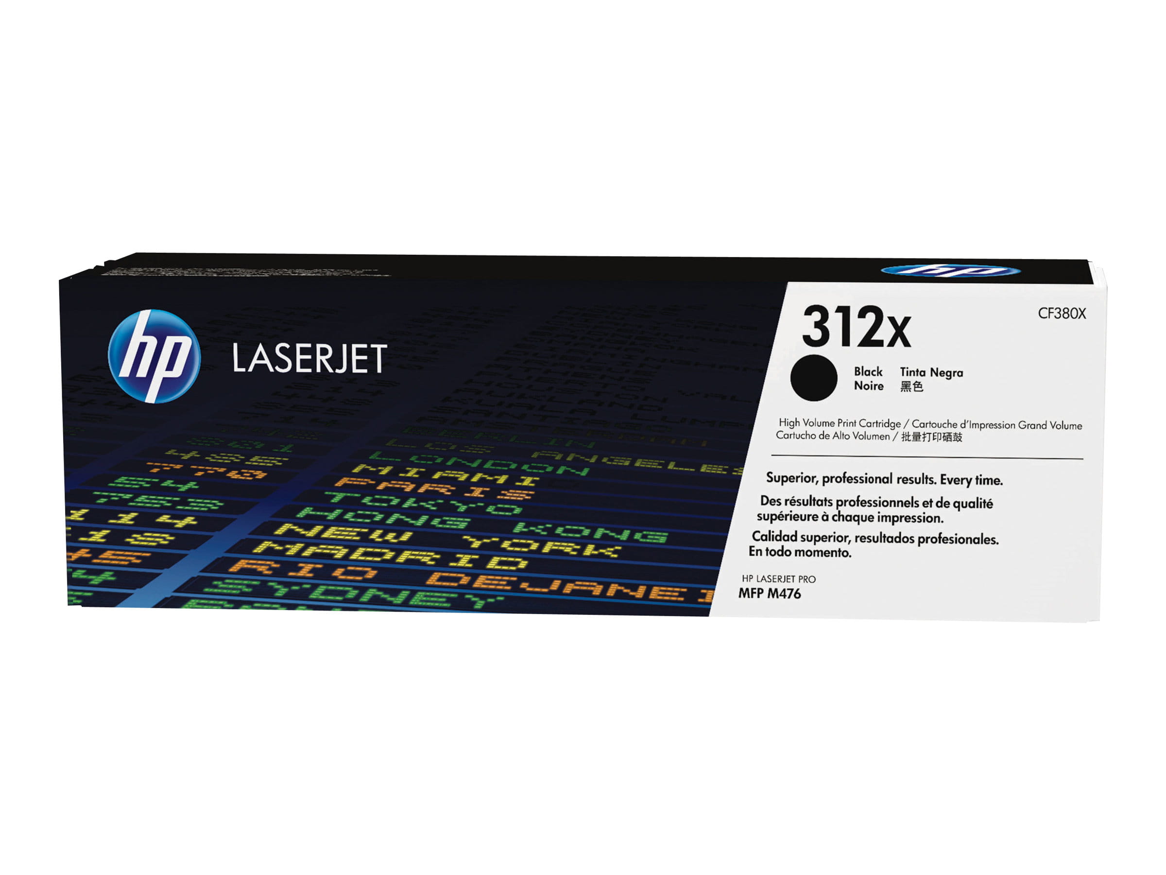 HP 312X - Hohe Ergiebigkeit - Schwarz - original - LaserJet - Tonerpatrone (CF380X)