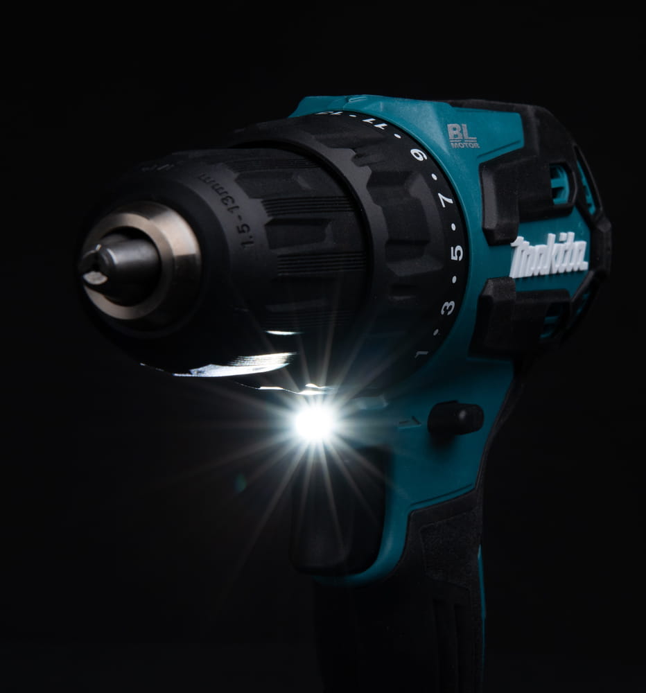 Makita DHP490Z, Schlagschrauber, Pistolengriff, 1/2", Blau, Schwarz, Bürstenlos, 1900 RPM
