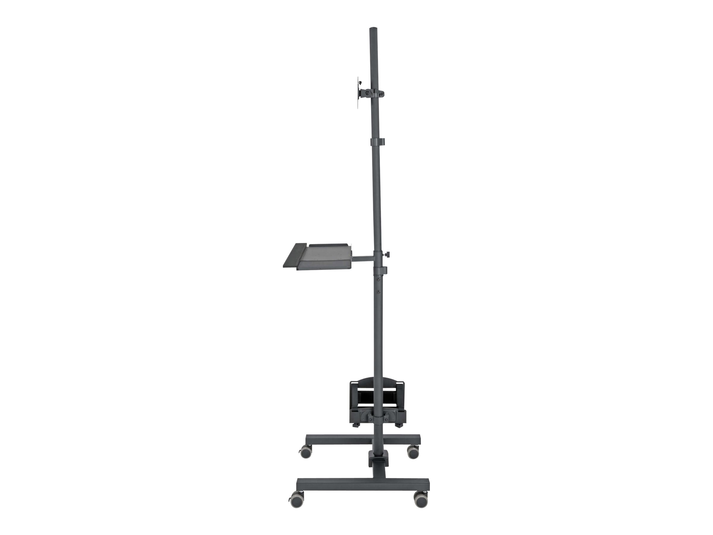 Tripp Eaton Tripp Lite Series Mobile Workstation with Monitor Mount - For 17" to 32" Displays, Height Adjustable - Wagen (Befestigungen, Schraubenschlüssel, Mauspad)