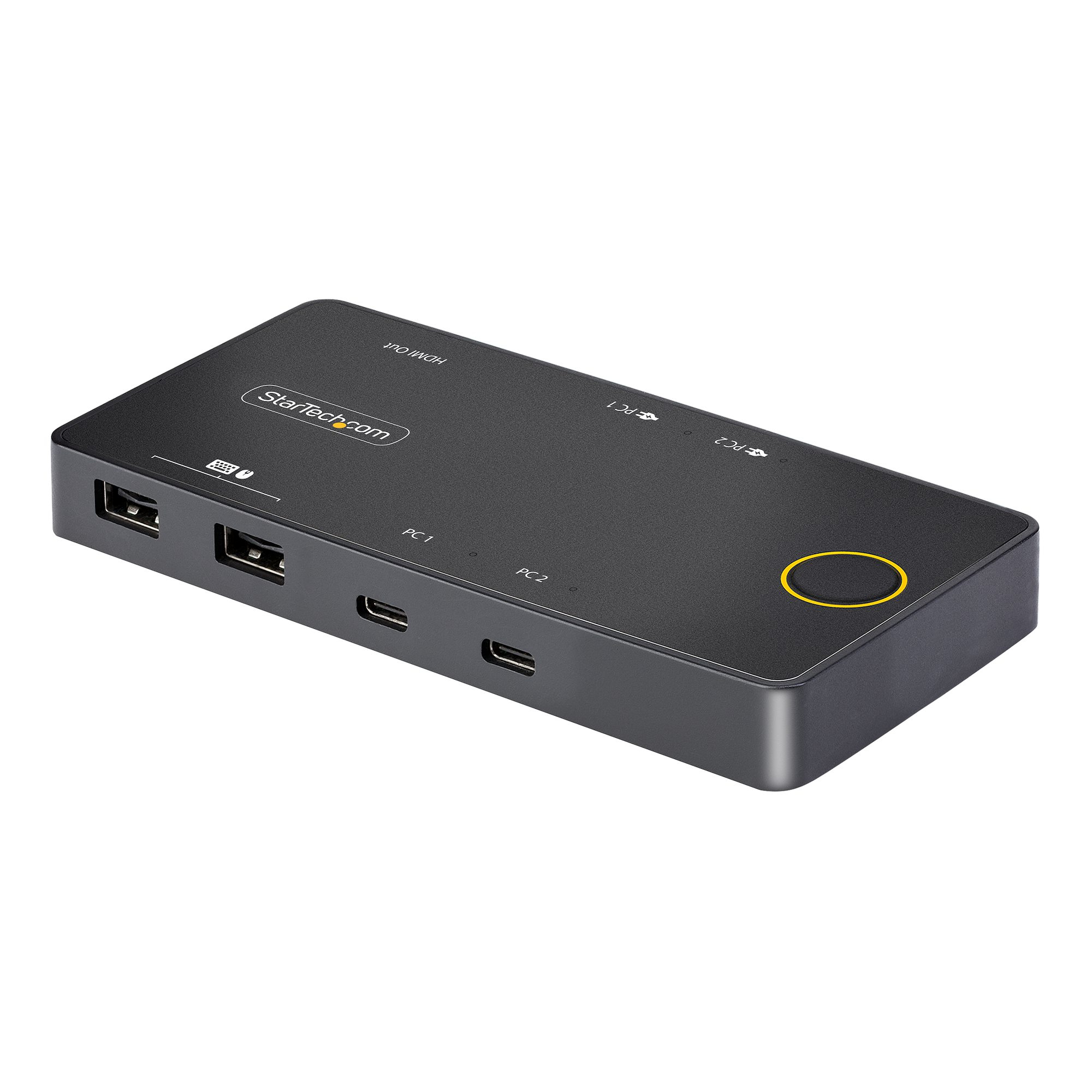 StarTech.com 2-Port USB-C KVM-Switch, 4K 60Hz