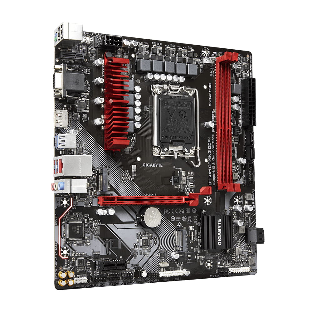 Gigabyte B760M GAMING DDR4 - 1.0 - Motherboard - micro ATX - LGA1700 Sockel - B760 Chipsatz - USB-C 3.2 Gen 1, USB 3.2 Gen 1 - 2.5 Gigabit LAN - Onboard-Grafik (CPU erforderlich)