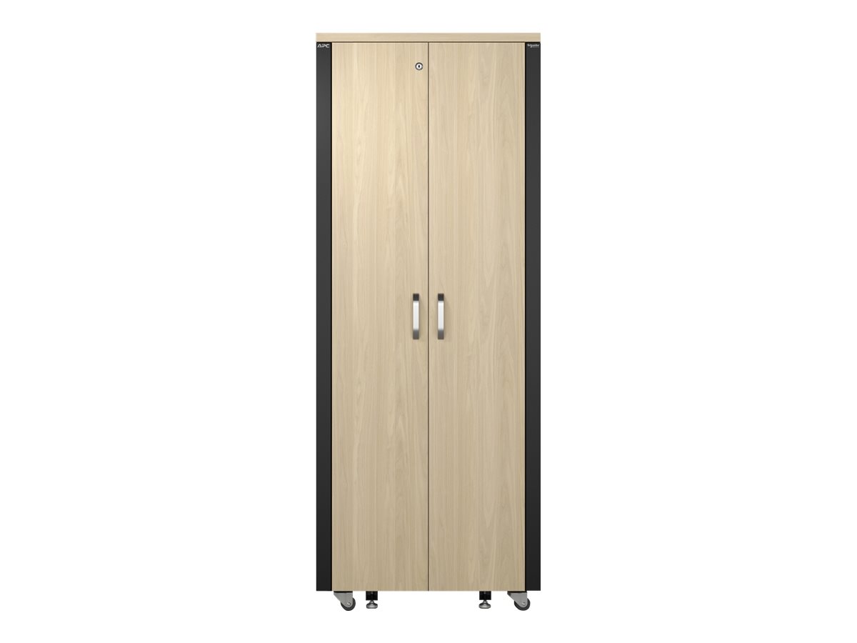 APC NetShelter - Schrank (horizontal) - schallisoliert - Wechselstrom 230 V - Ahorn - 38U - 48.3 cm (19")