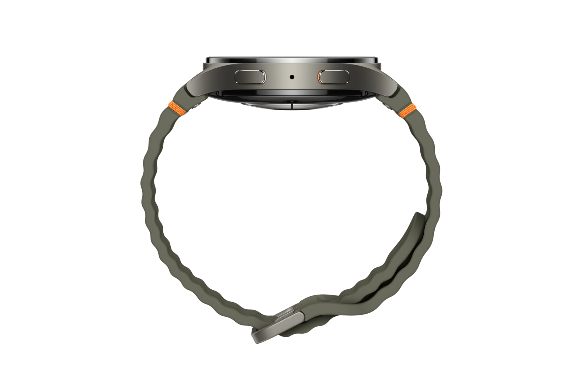 Samsung Galaxy Watch7 - 44 mm - intelligente Uhr mit Sportband - Gummi - Bandgröße: M/L - Anzeige 3.7 cm (1.47")