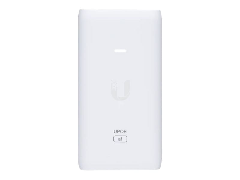 Ubiquiti U-POE-AF, Gigabit Ethernet, 1000 Mbit/s, Weiß, CE, FCC, IC, UL, 48 V, 100-240 V