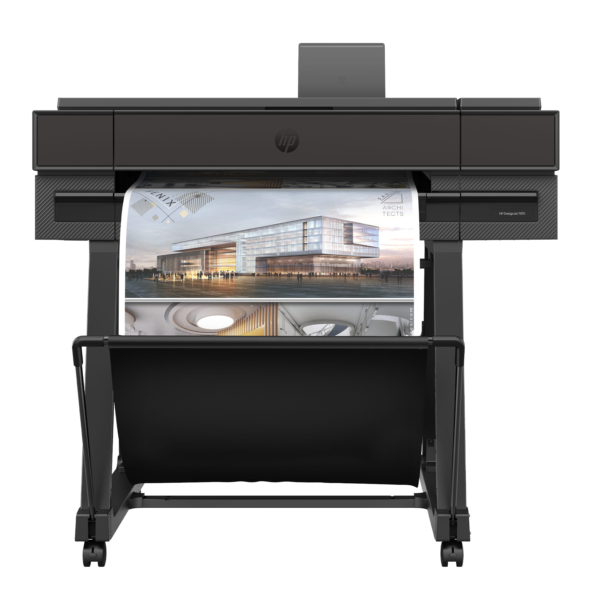 HP DesignJet T870 - 610 mm (24") Großformatdrucker - Farbe - Tintenstrahl - Rolle A1 (61,0 cm x 91,4 m)