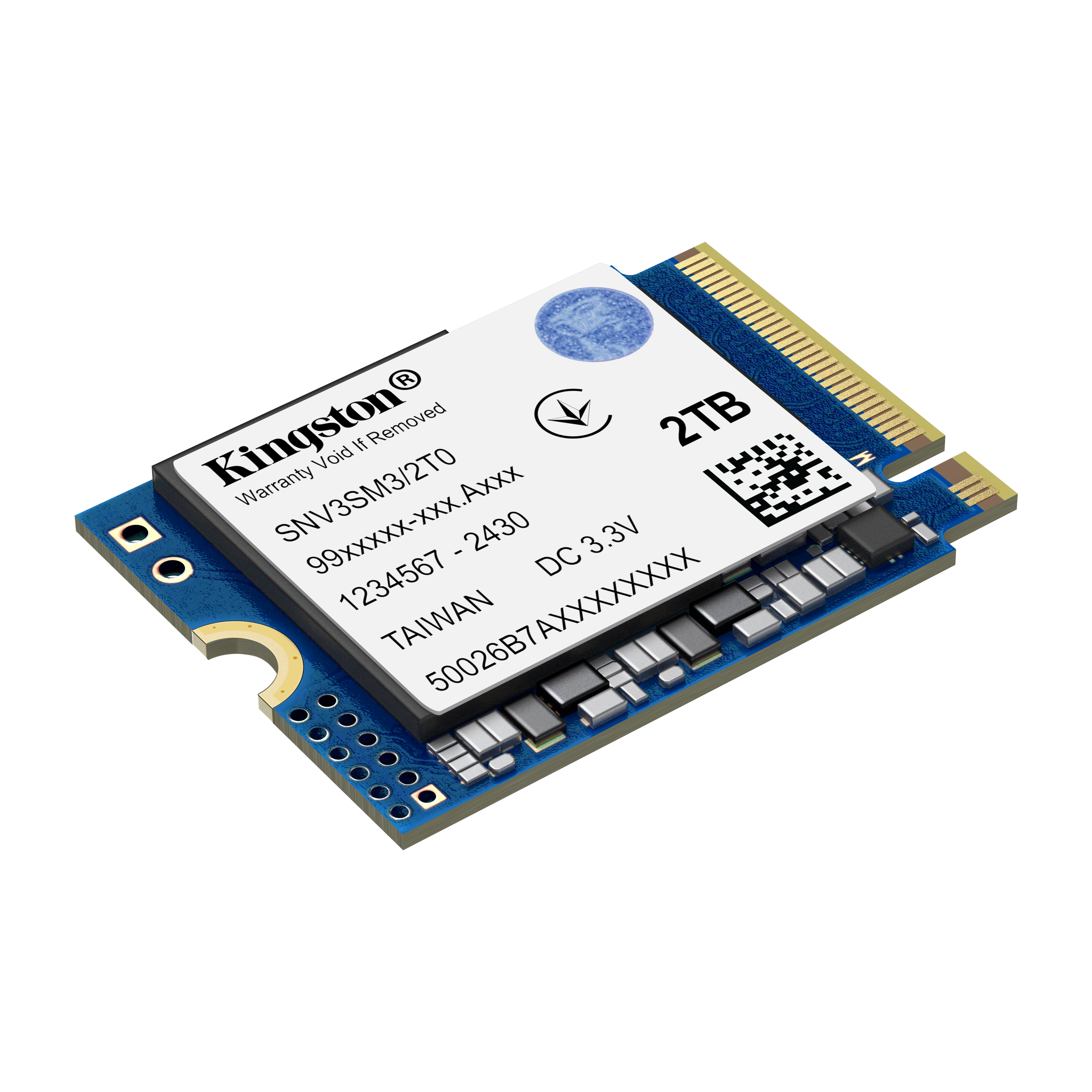 Kingston 2000G NV3 M.2 2230 NVMe SSD, 2 TB, M.2, 6000 MB/s
