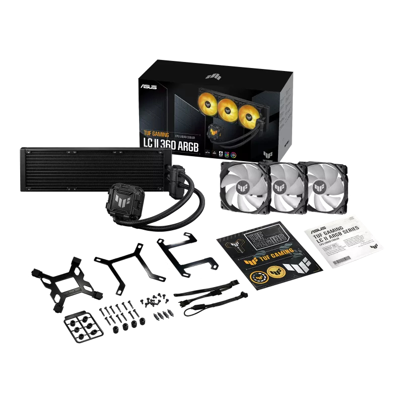 ASUS TUF GAMING LC II 360 ARGB - Prozessor-Flüssigkeitskühlsystem - (für: AM4, LGA1200, LGA1700, AM5, LGA115x Socket)