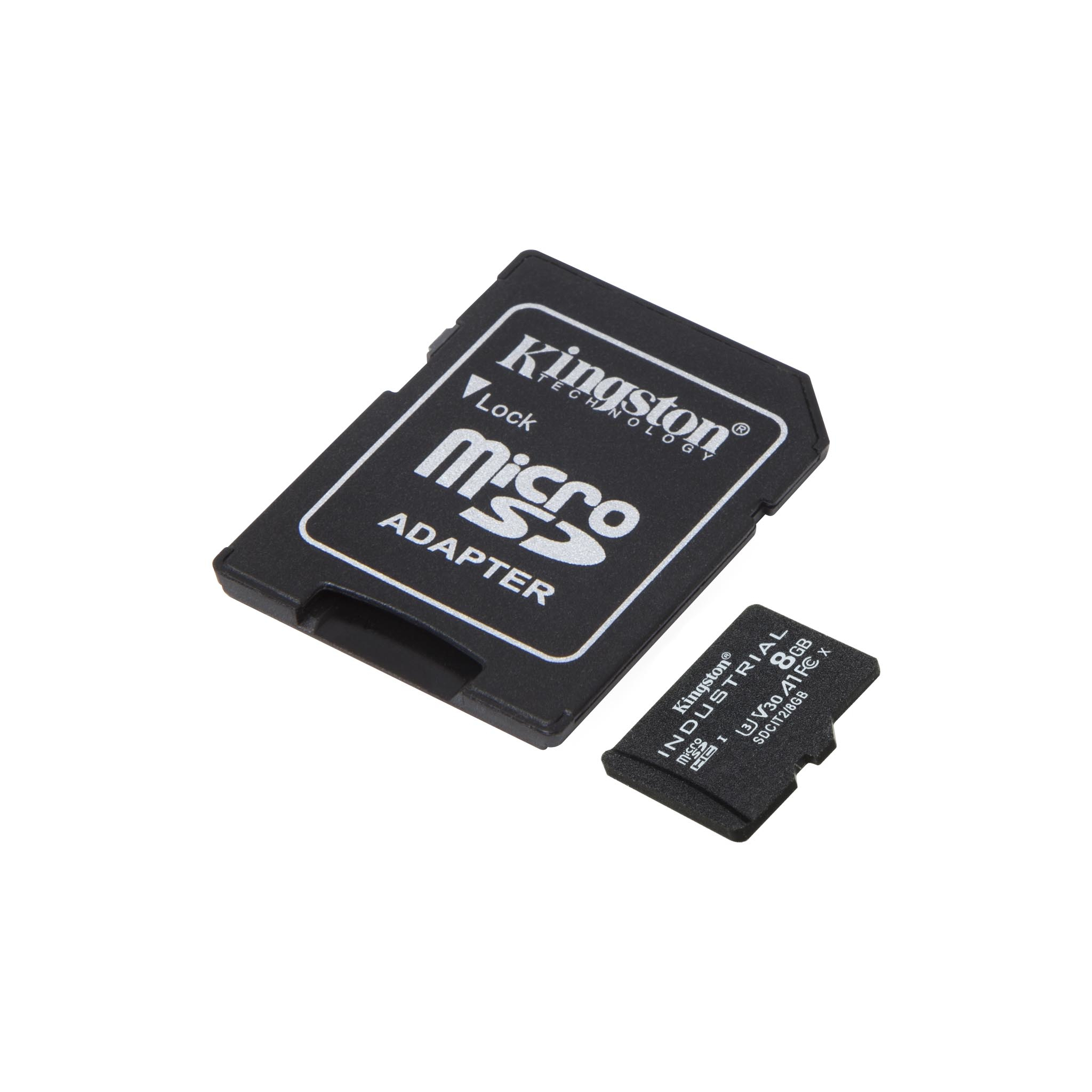 Kingston Industrial - Flash-Speicherkarte (microSDHC/SD-Adapter inbegriffen)