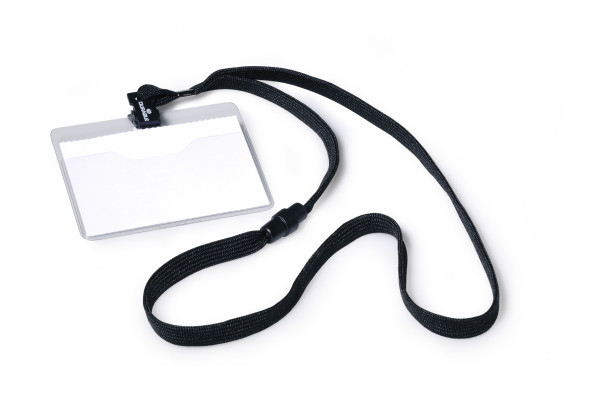 Durable Namensschild - für 60 x 90 mm - Schwarz, durchsichtig (Packung mit 10)