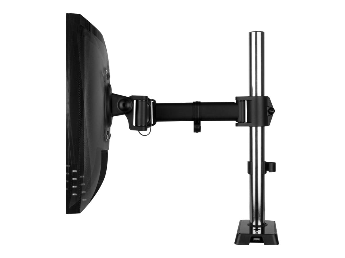 Arctic Z1 (Gen 3) - Befestigungskit - einstellbarer Arm - für LCD-Display - Stahl, Aluminiumlegierung - mattschwarz - Bildschirmgröße: bis zu 86,4 cm / 96,5 cm (ultrabreit)