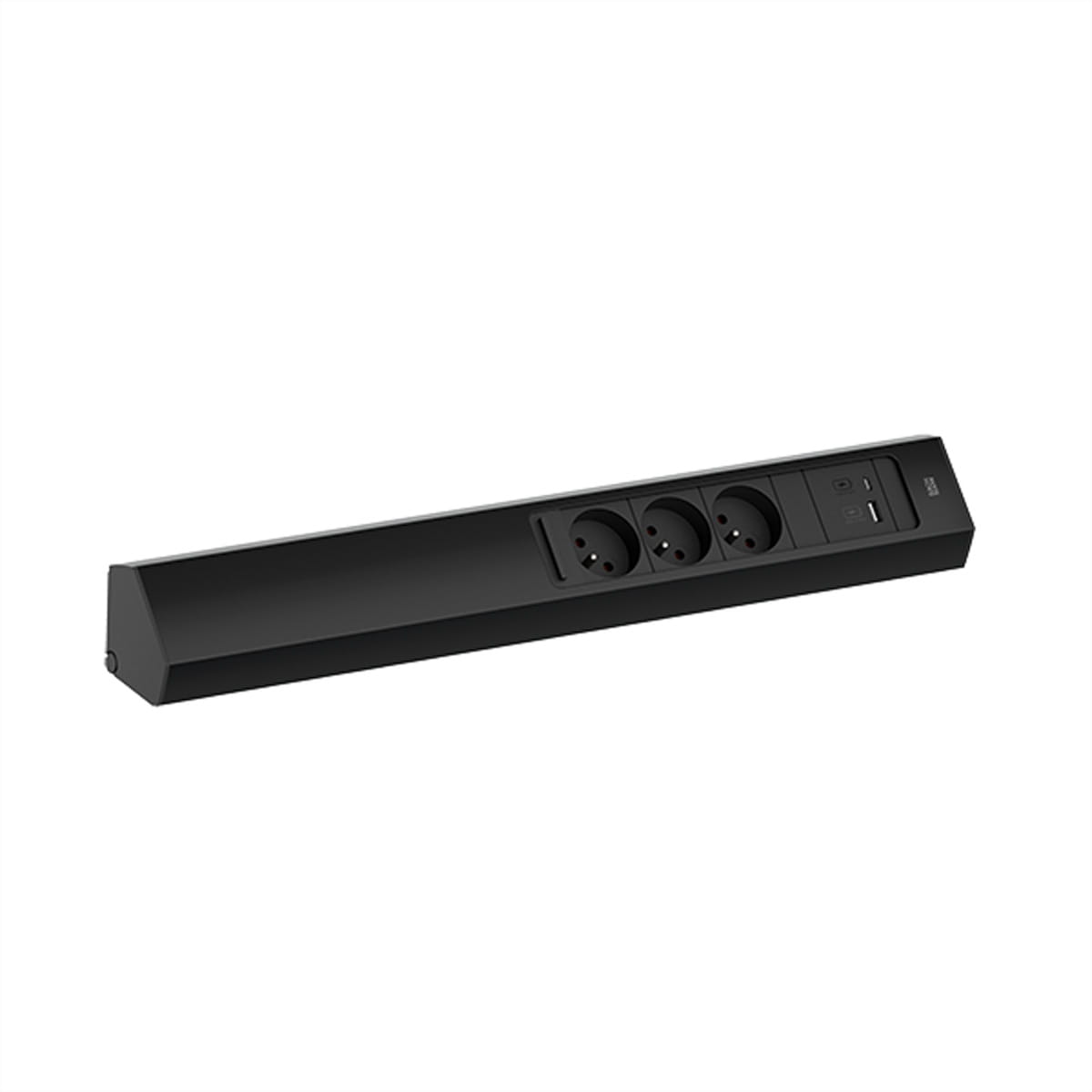 Bachmann CASIA 2 3xUTE 1xUSB A/C 22W AEH SW - Steckdosenleiste - Steckdosenleiste